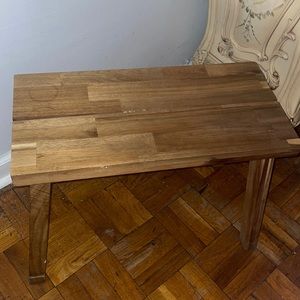 ikea wood bench